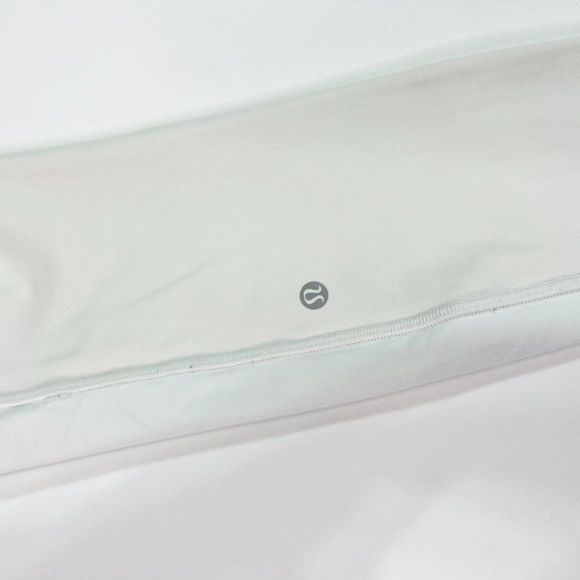 Lululemon Womens White Elastic Waist Pockets Straight Leg Activewear Pant Size 8 - Picture 6 of 11